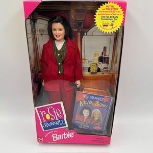 Mattel Rosie O'Donnell Friend of Barbie Doll 1999 Red Pantsuit Vintage 22016 NIB